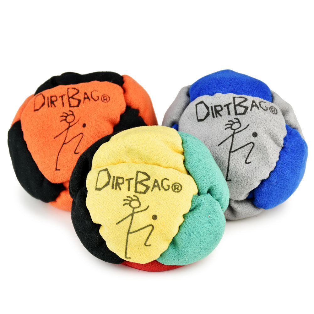 Dirtbag Microsuede Sand-Filled Footbag | 8 Panel - Smoke N’ Poke