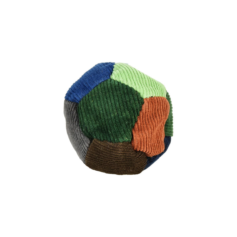 12 Panel Corduroy Patchwork Sand-Filled Footbag - Smoke N’ Poke