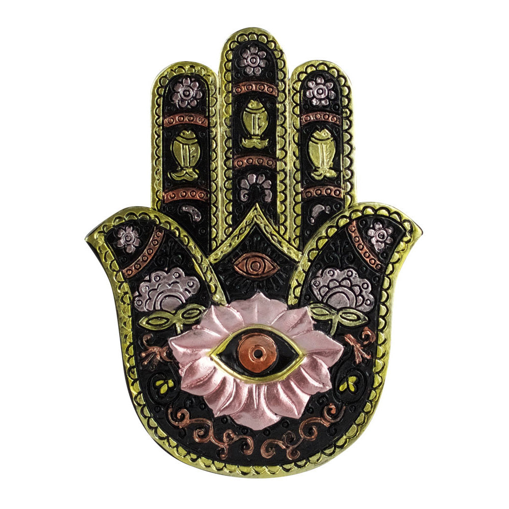 Hamsa Hand Incense Burner - Smoke N’ Poke