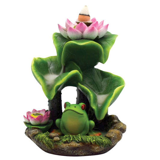 Frog Backflow Incense Burner - Smoke N’ Poke