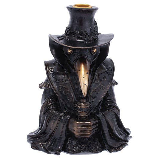 Plague Doctor Backflow Incense Burner - 7"