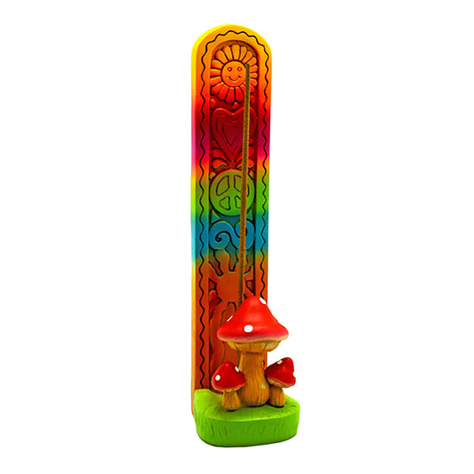 Groovy Mushroom Stick Incense Burner - 9.25" - Smoke N’ Poke