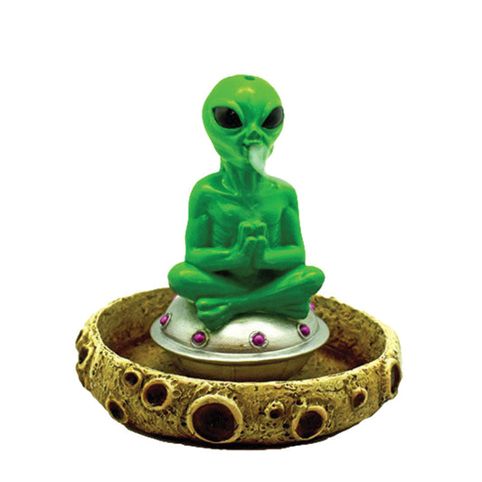 Alien Moon Lander Cone Incense Burner - 5.25" - Smoke N’ Poke