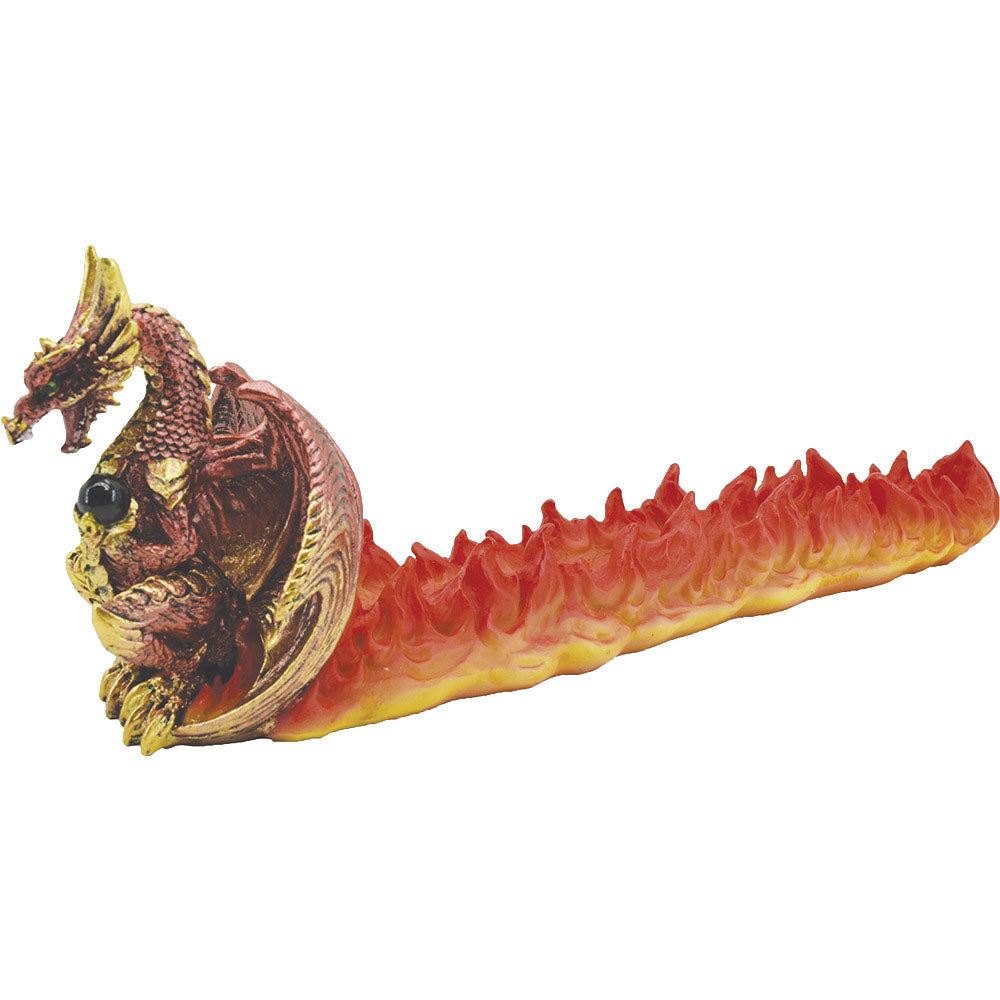 Fujima Sitting Dragon Stick Incense Burner - 11.5" - Smoke N’ Poke