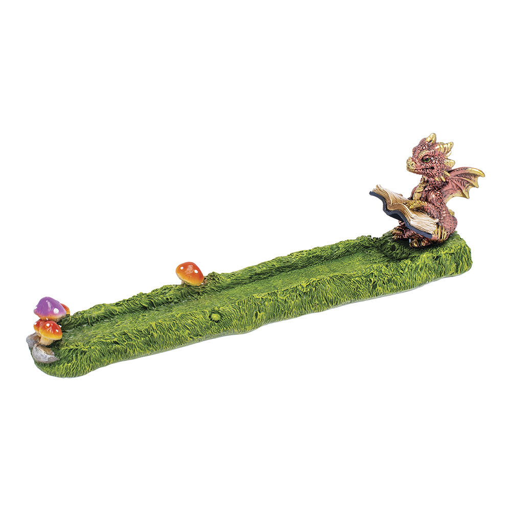 Fujima Reading Dragon Mushroom Incense Burner - 10.75" - Smoke N’ Poke