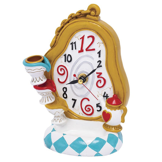 Fujima Melting Clock Backflow Cone Polyresin Incense Burner - 7"