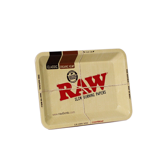 RAW ROLLING TRAY METAL - MINI - Smoke N’ Poke