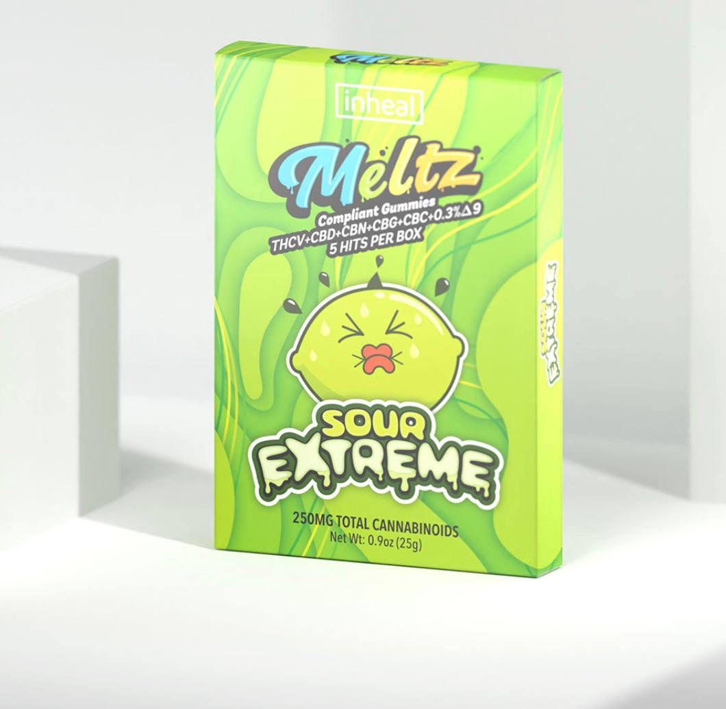 Meltz Gummies - 500 mg / 100 per gummy/ 5 pack - Delta 9 Edibles