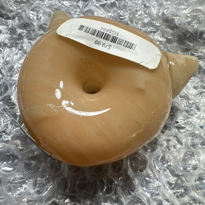Empire Glassworks Glazed Kitty Donut Hand Pipe - White