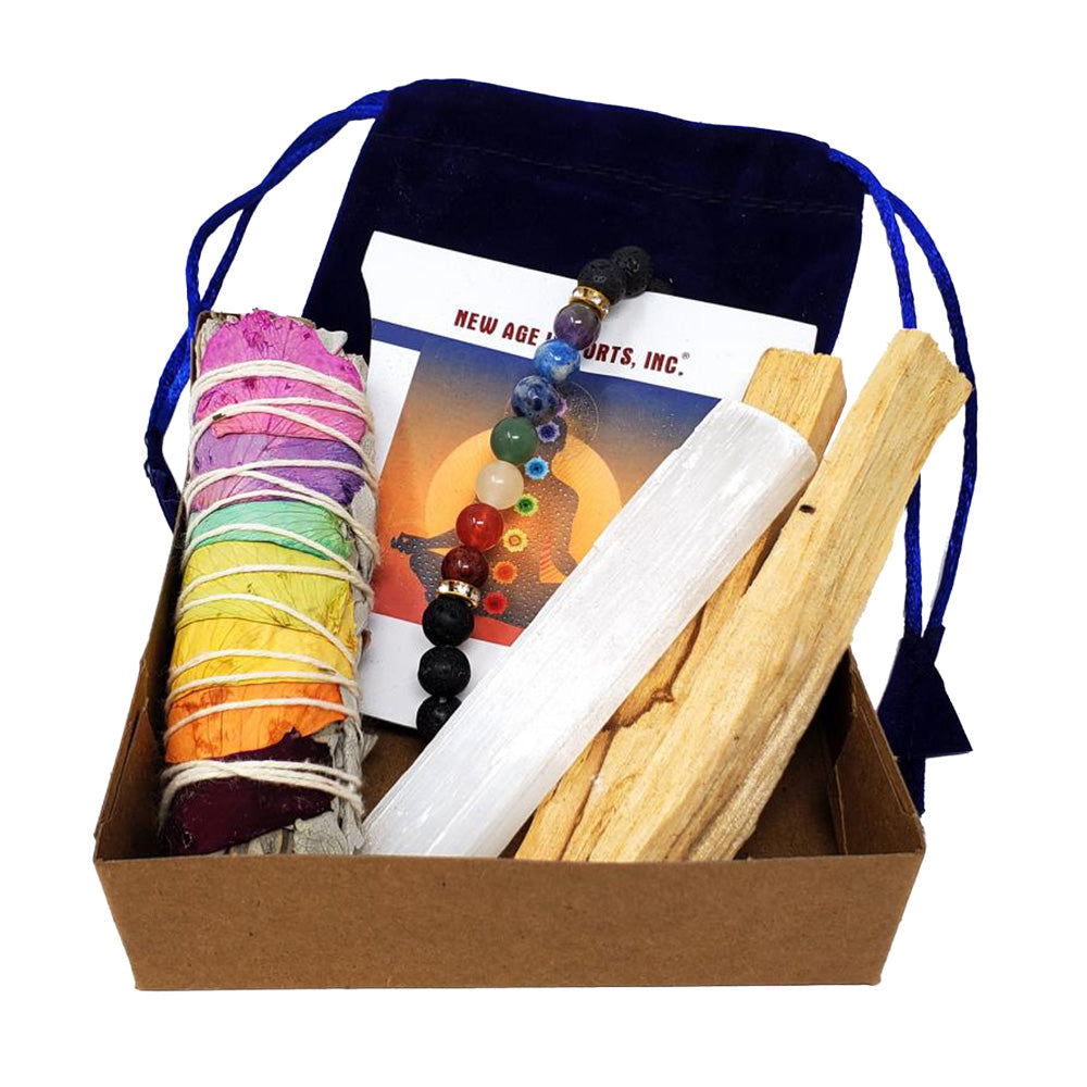 Chakra Balancing Sage Smudging Kit - 4" - Smoke N’ Poke