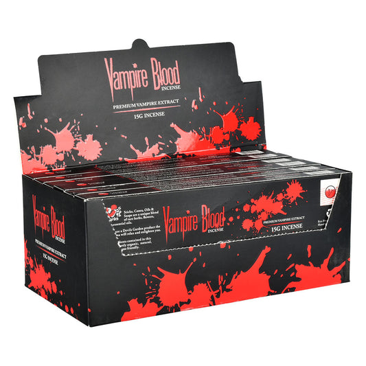 12PC DISPLAY - Vampire Blood Incense Sticks - 15g - Smoke N’ Poke