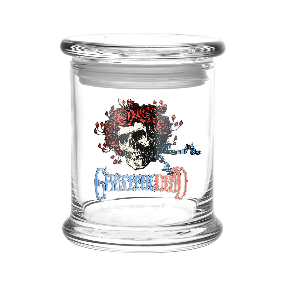 Grateful Dead x Pulsar Pop Top Jar - Skull and Roses / 1/2oz - Smoke N’ Poke