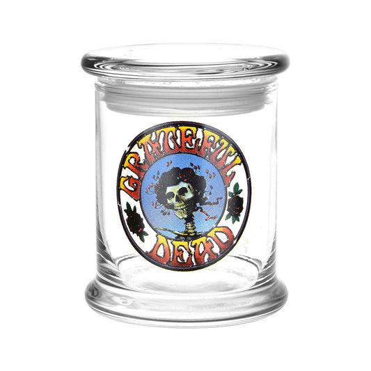 Grateful Dead x Pulsar Pop Top Jar - Skull and Roses Circle / 1/2oz - Smoke N’ Poke