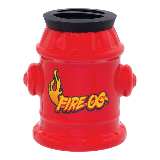 Fujima Fire Hydrant Ceramic Stash Jar - 5" - Smoke N’ Poke