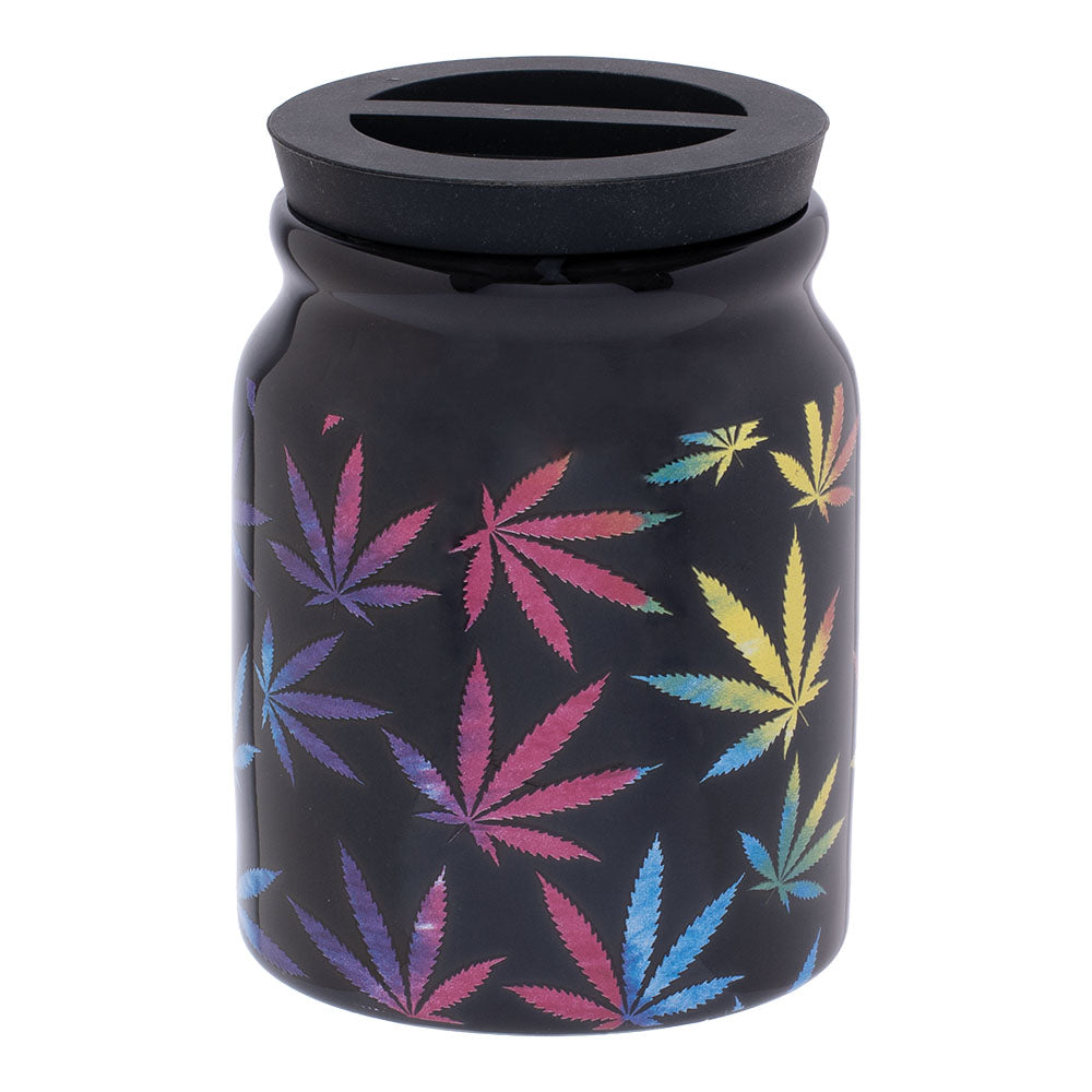 Fujima Happy Hemp Ceramic Stash Jar | 4.5" - Smoke N’ Poke