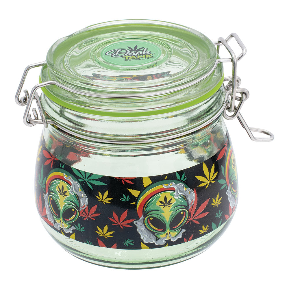 Fujima Dank Tank Stoned Alien Glass Jar - 500ml - Smoke N’ Poke