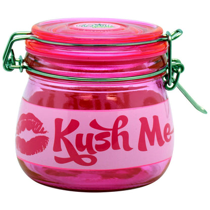 Kush Me Glass Jar - Smoke N’ Poke