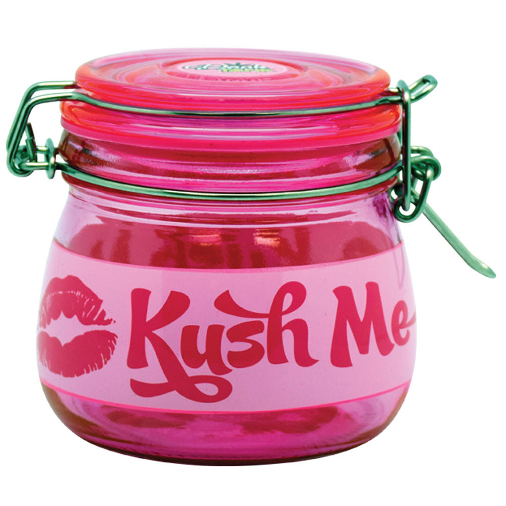 Kush Me Glass Jar - Smoke N’ Poke