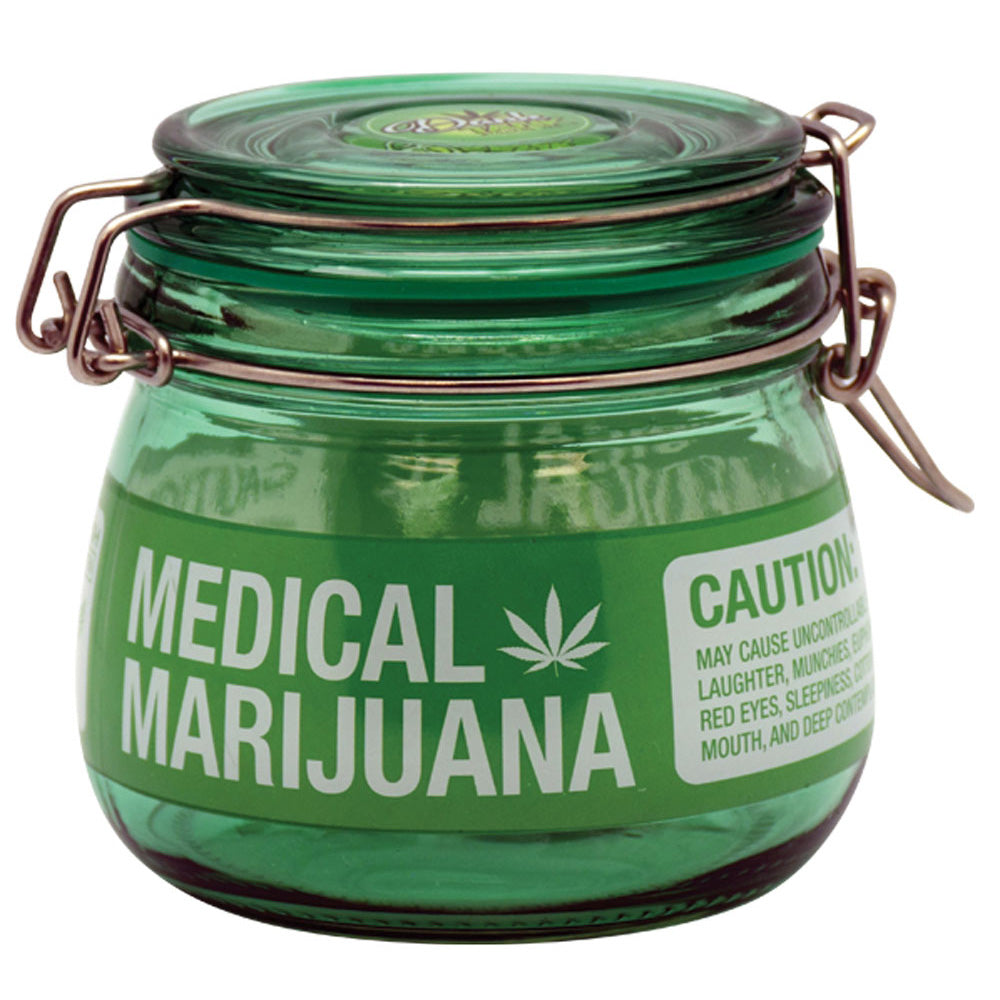 Medical Mary Jane Glass Jar - Smoke N’ Poke