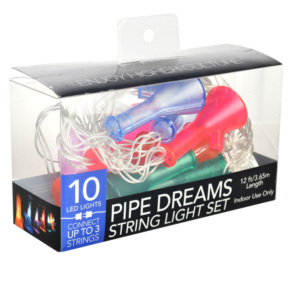 Pulsar Pipe Dreams Water Pipe LED String Light Set - 12ft - Smoke N’ Poke