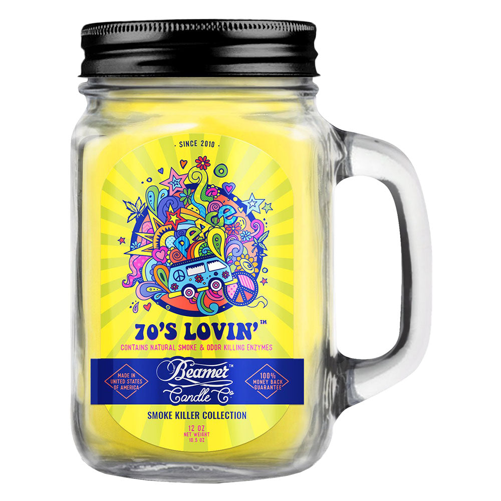 Beamer Candle Co. Mason Jar Candle | '70s Lovin' - Smoke N’ Poke