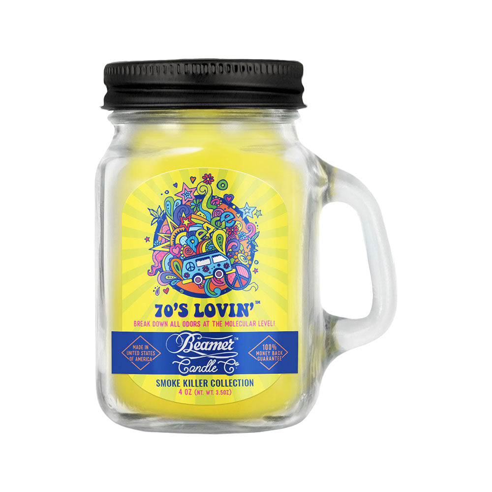 Beamer Candle Co. Mason Jar Candle | '70s Lovin' - Smoke N’ Poke