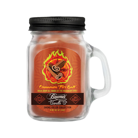 Beamer Candle Co. Mason Jar Candle | Cinnamon Fire Ball - Smoke N’ Poke