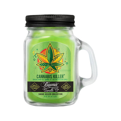 Beamer Candle Co. Mason Jar Candle | Cannabis Killer - Smoke N’ Poke