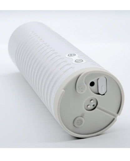 Lovense Max 2 Rechargeable Male Masturbator w/White Case - Clear Sleeve