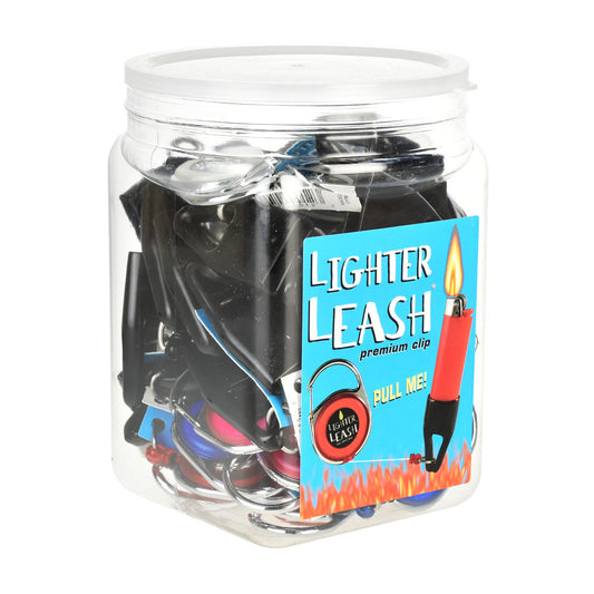 30pc Premium Lighter Leash w/Mini Carabiner Display - Smoke N’ Poke