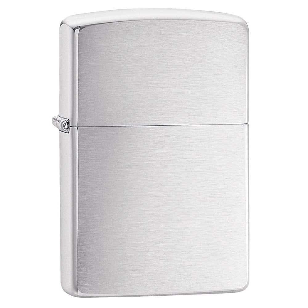 Zippo Classic Lighter | Brushed Chrome - Smoke N’ Poke