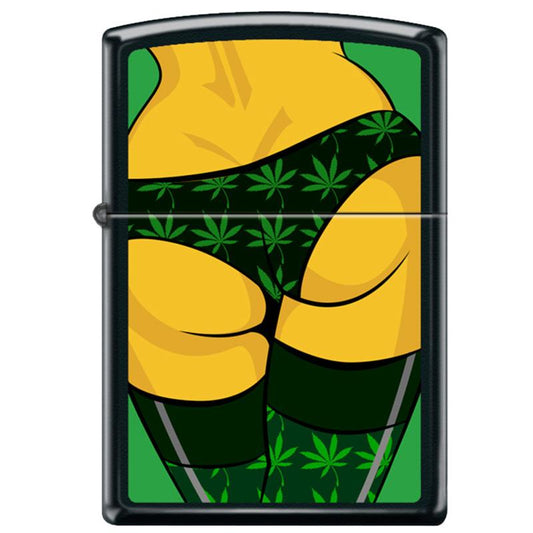 Zippo Lighter | Weed Bum | Black Matte - Smoke N’ Poke