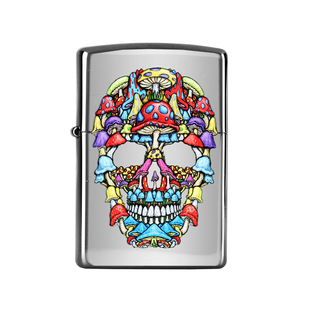 Death to Self Shroom Skull Zippo Lighter - Smoke N’ Poke