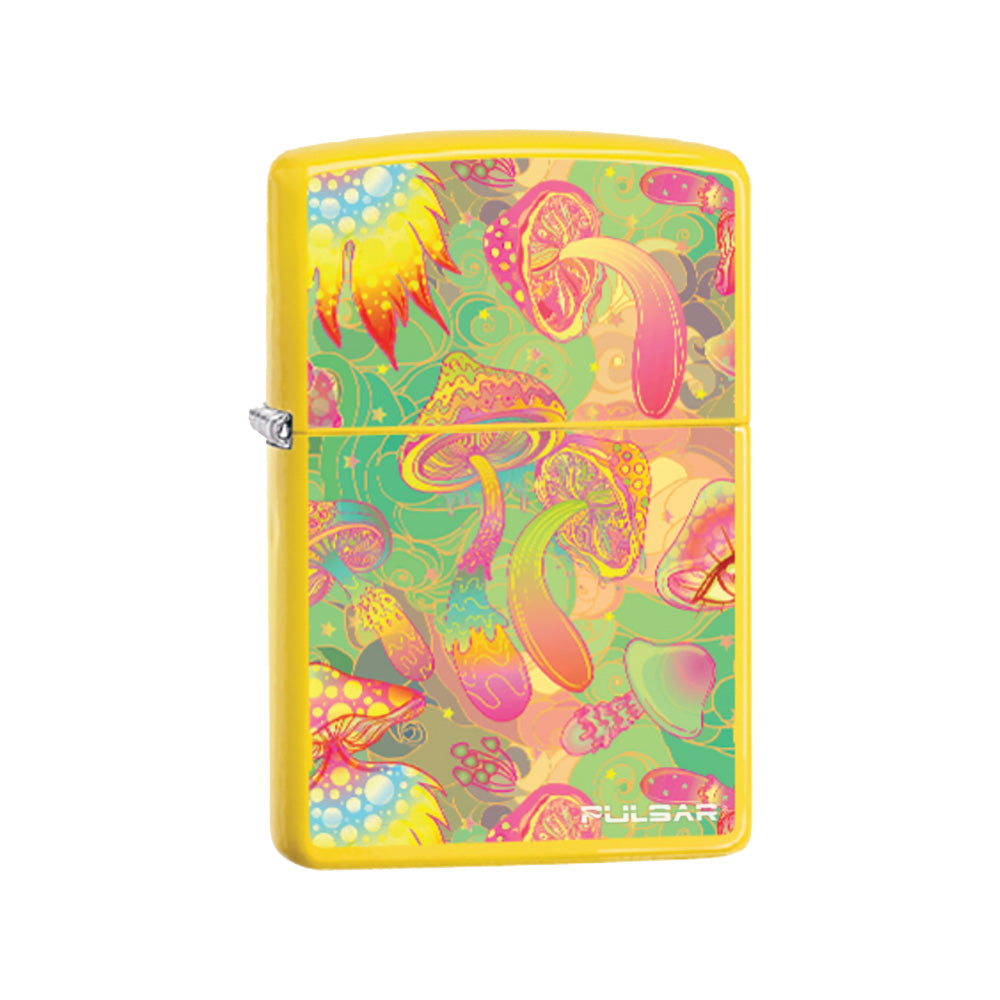 Pulsar Zippo Lighter | Watchful Shrooms | Classic Lemon