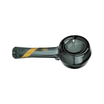 Marley Natural Spoon Pipe Smoked Glass Gold Stripe Decal