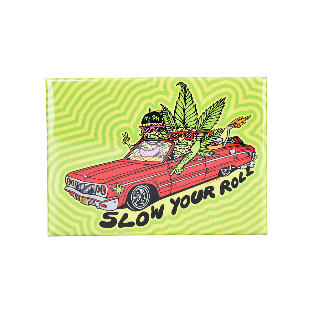 Killer Acid Magnet - Slow Your Roll / 3.5" x 2.5" - Smoke N’ Poke