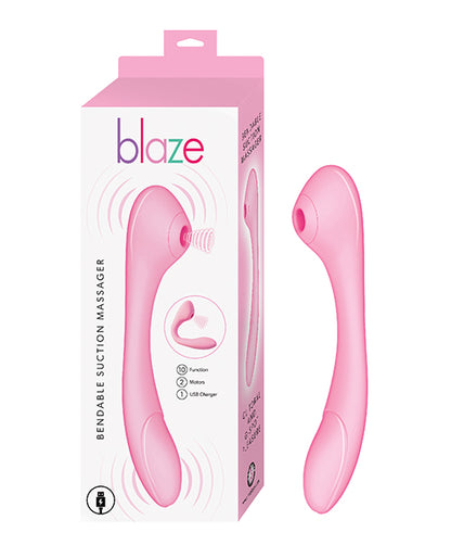 Blaze Bendable Suction Massager - Lavender