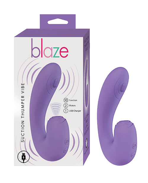 Blaze Suction Thumper Vibe - Pink