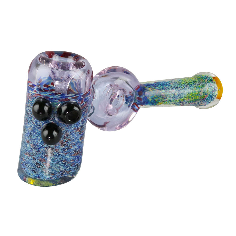 Heavy Worked Hammer Bubbler Pipe - Smoke N’ Poke