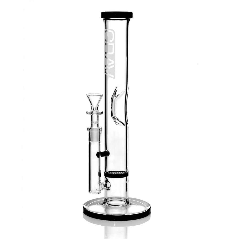 Grav Labs Disc Perc Straight Tube Bong - Smoke N’ Poke