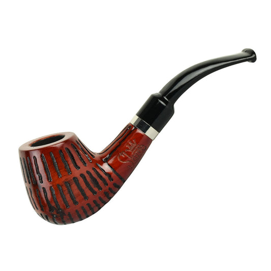 Pulsar Shire Pipes The Mad Dash | Engraved Brandy Smoking Pipe - Smoke N’ Poke