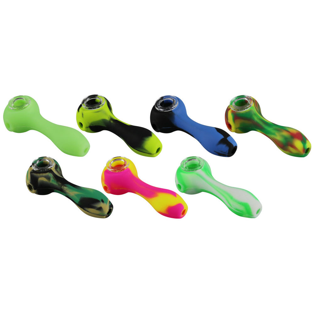 Silicone Spoon Pipe | 4.5 Inch - Smoke N’ Poke