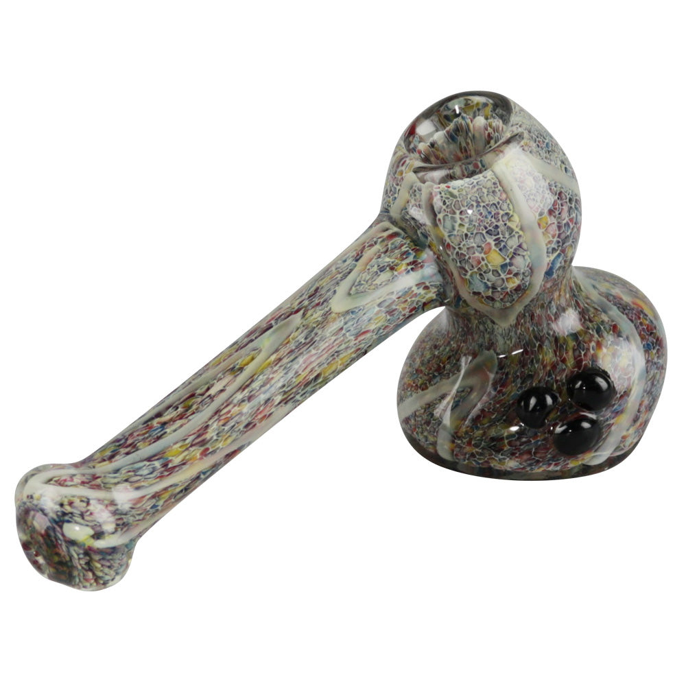 Rainbow Speckled Hammer Bubbler - Smoke N’ Poke