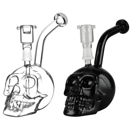 Glass Skull Bong | 14mm Male - Smoke N’ Poke