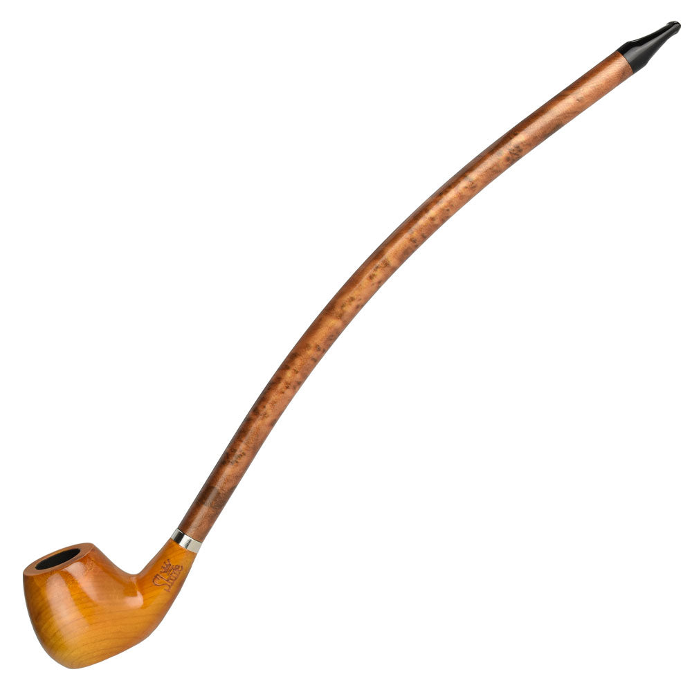 Pulsar Shire Pipes The Charming | Bent Prince Churchwarden Smoking Pipe - Smoke N’ Poke