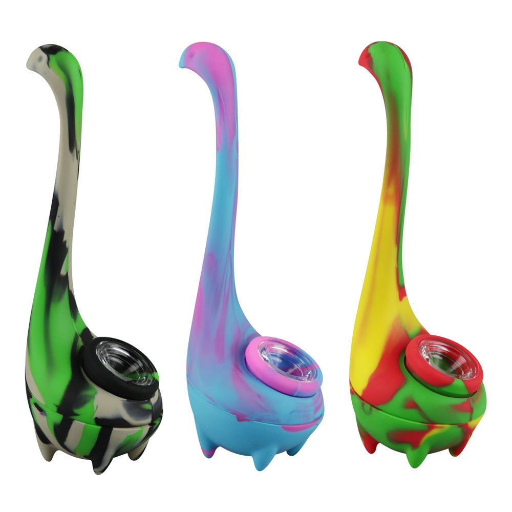 Loch Ness Monster Silicone Pipe - Smoke N’ Poke