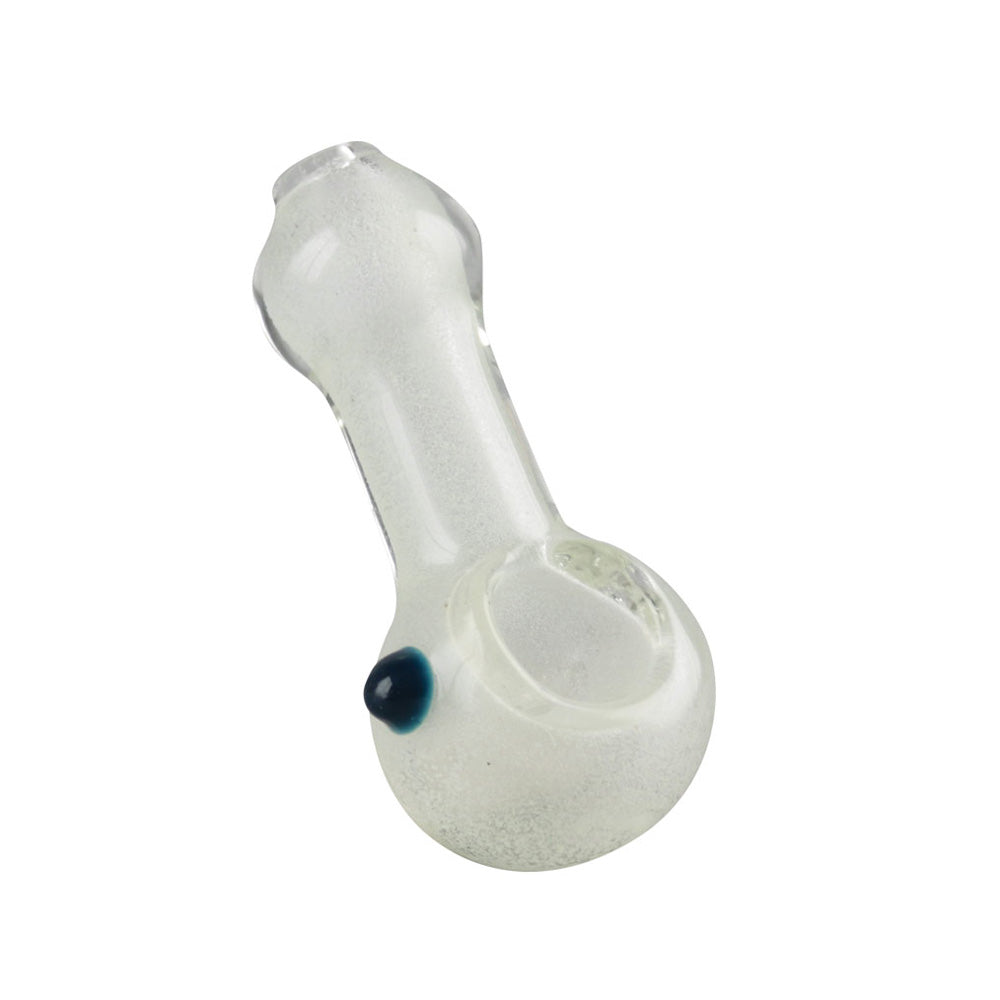 Glow Spoon Hand Pipe w/ Marble - 3" - Smoke N’ Poke