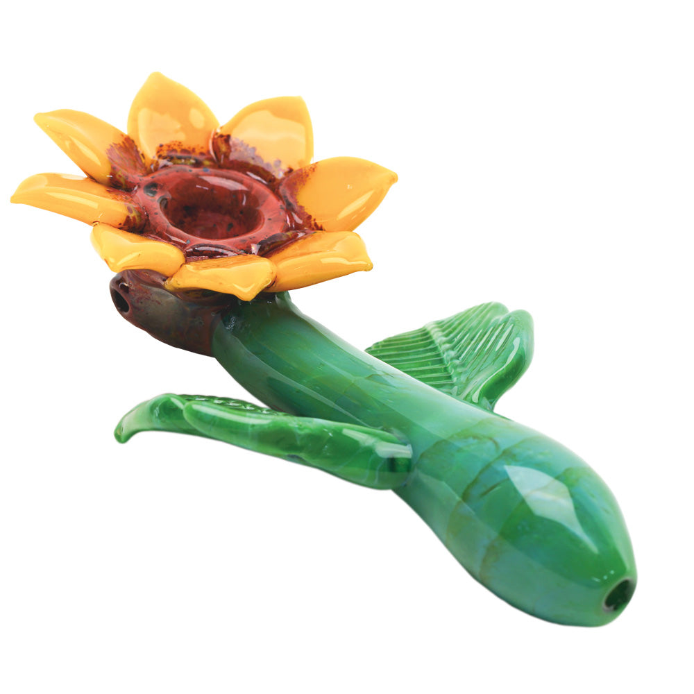 Empire Glassworks - Sunflower Hand Pipe - 5.5" - Smoke N’ Poke