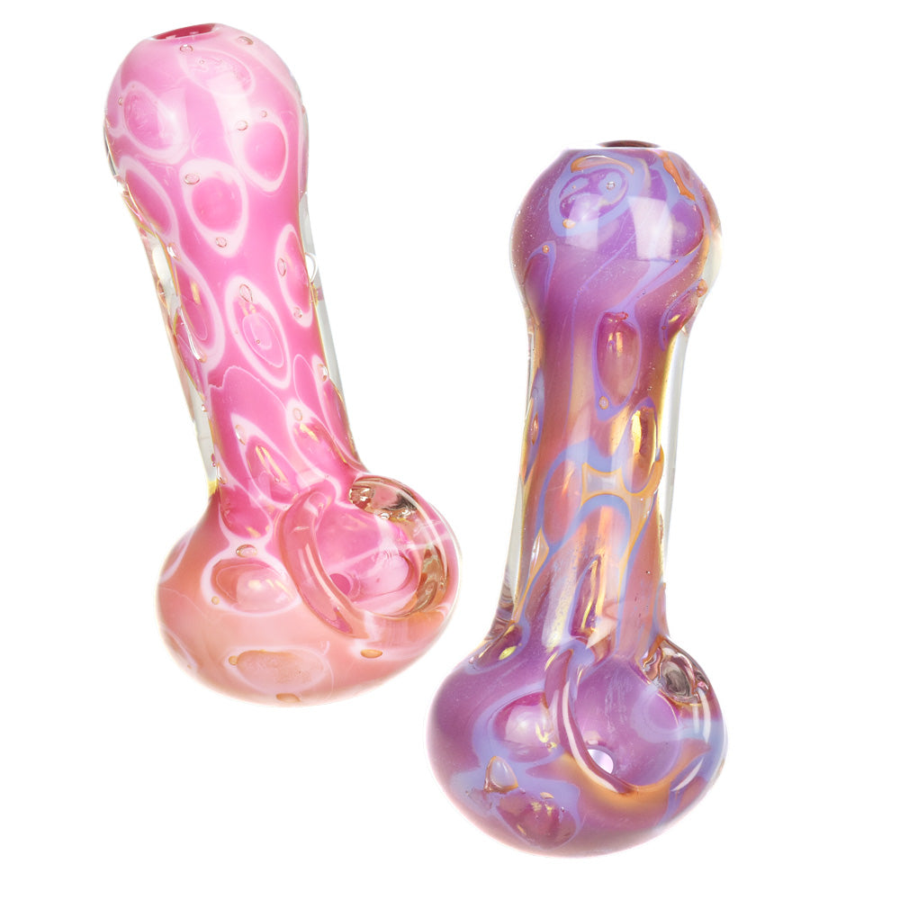 Pastel Bubbles Spoon Pipe - 3.75" / Colors Vary - Smoke N’ Poke