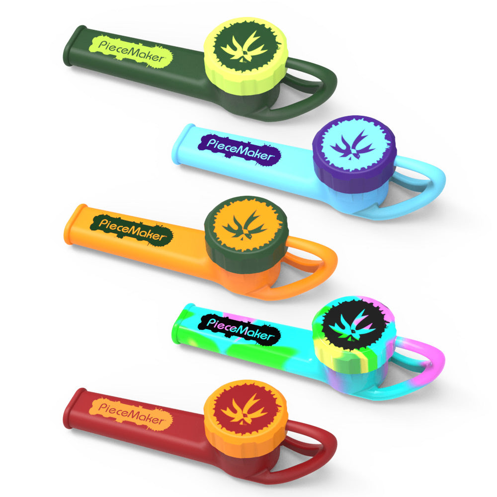 Piecemaker Karma Go Silicone Pipe - 4" / Colors Vary - Smoke N’ Poke